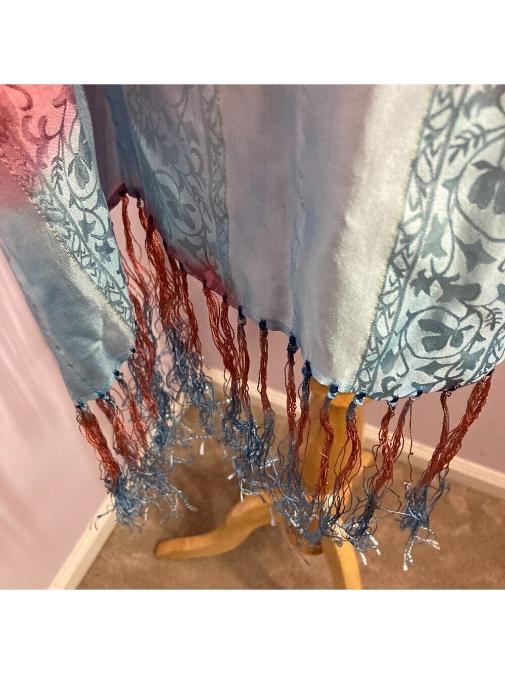 Silk Shawl, Tie Dye